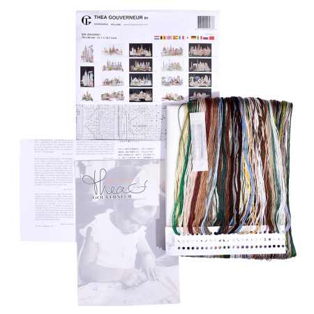 Набор для вышивания "Иерусалим", канва лён 36 ct. Арт 533