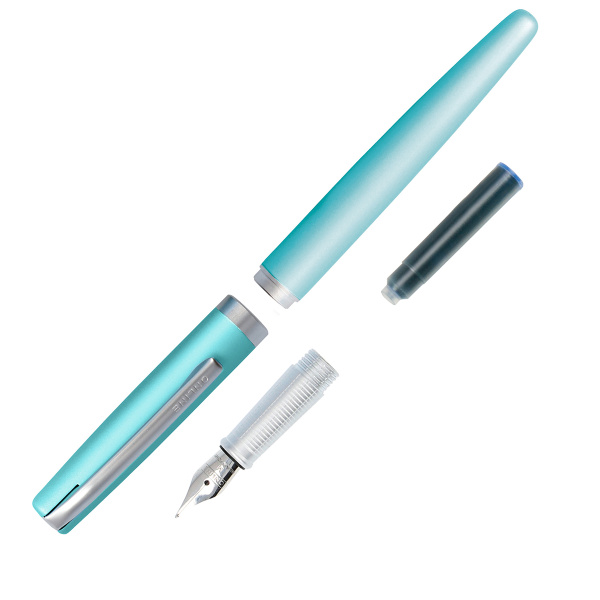 Ручка перьевая "Eleganza Classic" с синим картриджем, размер пера M, 0.5 мм, цвет корпуса бирюзовый . Арт 34640