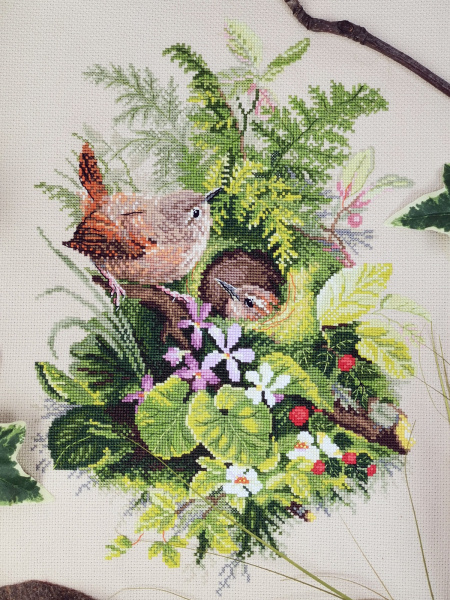 Набор для вышивания  "Крапивники". Арт 03.010.30