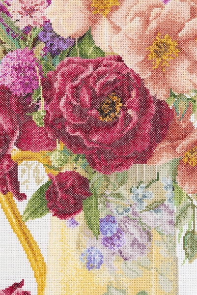 Набор для вышивания "Букет из роз", канва аида 18 ct . Арт 3019A                   