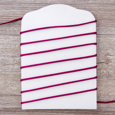 Шнур атласный мини-рулон, 2 мм, 4,5 м, цвет 30, бордо. Арт P00462-2мм-30           