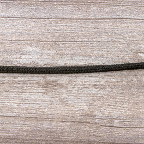 Шнур плетеный SPIRAL ( SAFISA), 4 мм, 25 м, цвет черный. Арт 25281-4-01