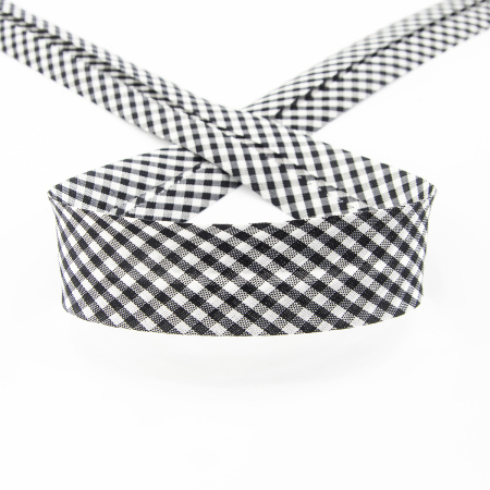 Косая бейка с рисунком SAFISA, арт.5400, 30 мм, 25 м, цвет 01. Арт 5400-30мм-01