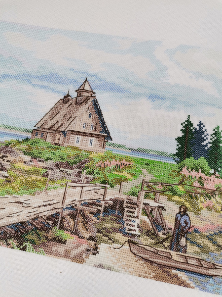 Набор для вышивания "На берегу Белого моря". Арт 02.010.29