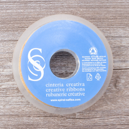 Шнур атласный SAFISA 1,5 мм, 25 м, цвет 54, бежево-золотистый. Арт 470-54                  