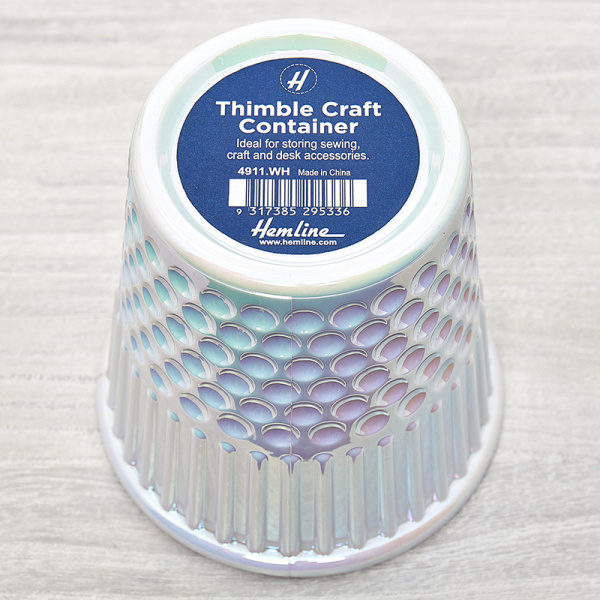 Стакан-органайзер "Наперсток" для швейных аксессуаров. Арт 4911.WH