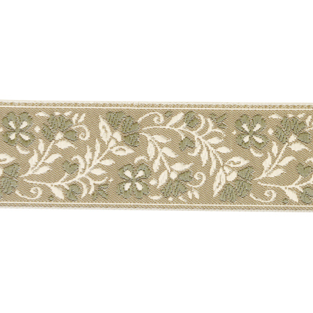 Лента из тканого жаккарда SAFISA, 25 мм, 15 м, цвет 03. Арт 9254-25мм-03