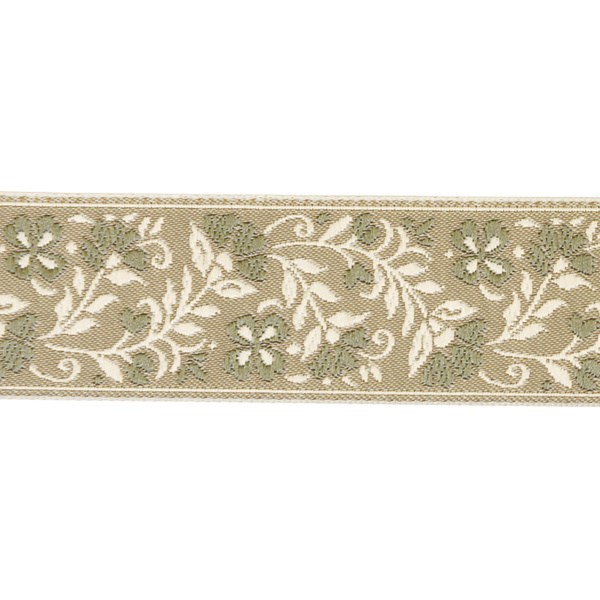 Лента из тканого жаккарда SAFISA, 25 мм, 15 м, цвет 03. Арт 9254-25мм-03