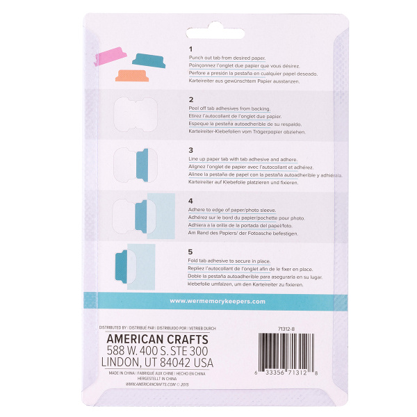 Дырокол фигурный "Вкладка" с наклейками для разделителей. Арт 71312-8