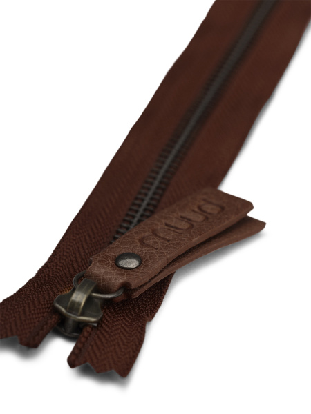 Молния "Carin" для сумки Rich Brown. Арт QB-4492/Rich Brown/44cm