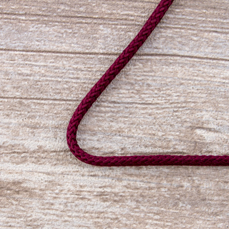 Шнур плетеный SPIRAL ( SAFISA), 4 мм, 25 м, цвет бордовый. Арт 25281-4-30