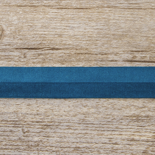 Косая бейка хлопок, 20 мм, 20 м, цвет 43, темно-зеленый. Арт 6598-20мм-43