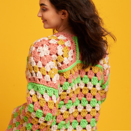 Пряжа Wow-Chunky, 75% акрил, 15% шерсть, 10% альпака, 100 г, 75 м. Арт 1312.62