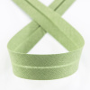 Косая бейка хлопок/полиэстер 20 мм, 25 м, цвет 112, оливковый. Арт 6120-20мм-112           