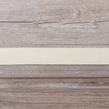 Тесьма киперная хлопковая на блистере SAFISA, 25 мм, 2 м , цвет 56, кремовый. Арт P00260C-25мм-56         