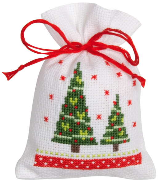 Набор для вышивания мешочков (саше) "Рождественские фигурки". Арт PN-0188100