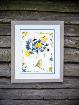 Набор для вышивания "Chirping chiffchaff"  . Арт PN-0191926