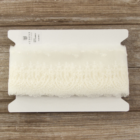 Кружево-вышивка на тюле, 35 мм. Арт 42232/00