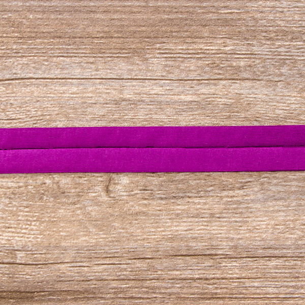 Косая бейка хлопок, 20 мм, 20 м, цвет 39, фиолетовый. Арт 6598-20мм-39