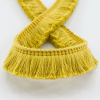 Бахрома декоративная, 30 мм, цвет шафрановый. Арт BT - 30c - col.B-12