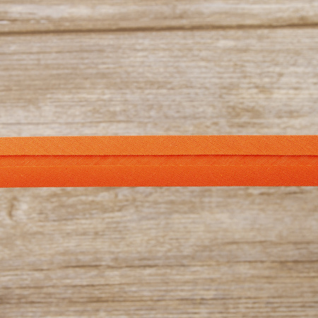 Косая бейка хлопок/полиэстер 20 мм, 25 м, цвет 40, терракотовый. Арт 6120-20мм-40            