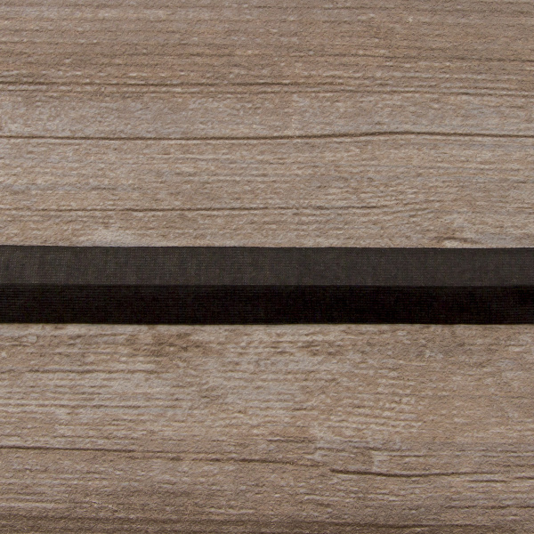 Косая бейка хлопок, 20 мм, 20 м, цвет 01, черный. Арт 6598-20мм-01