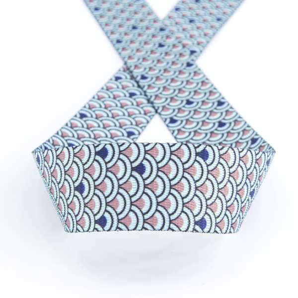 Тесьма ременная декоративная, 30 мм, цвет ментоловый, 10 м. Арт 35136-30мм-01