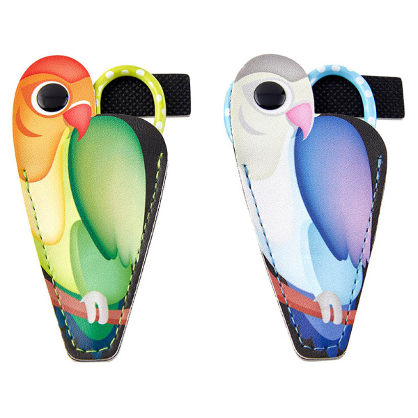 Ножницы для вышивания в чехле, 93 мм., 2 цвета, 20 шт. в картонном прикассовом стенде. Арт B4849