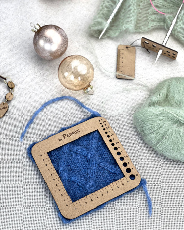 Счётная рамка для определения размера спиц и измерения плотности полотна. Арт 860003