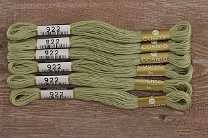 Мулине COSMO однотонный цвет  922       . Арт 25-6/922       