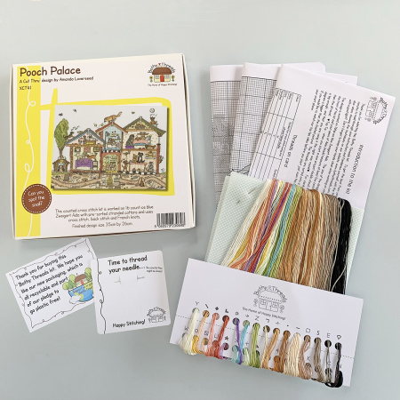 Набор для вышивания "Pooch Palace". Арт XCT41