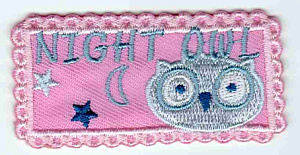 Термоаппликация HKM "Night Owl rosa"