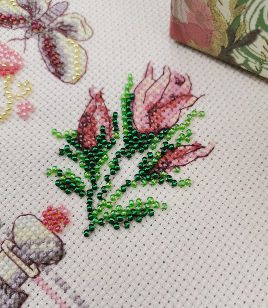 Набор для вышивания  "Аромат розы". Арт 13.003.37