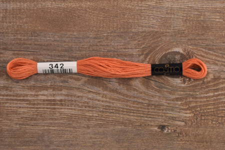 Мулине COSMO однотонный цвет  342       . Арт 25-6/342       