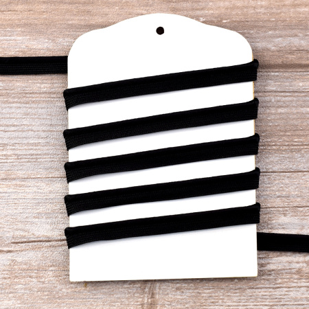 Кант декоративный, 2,5 мм, цвет черный. Арт 843212400A7001          