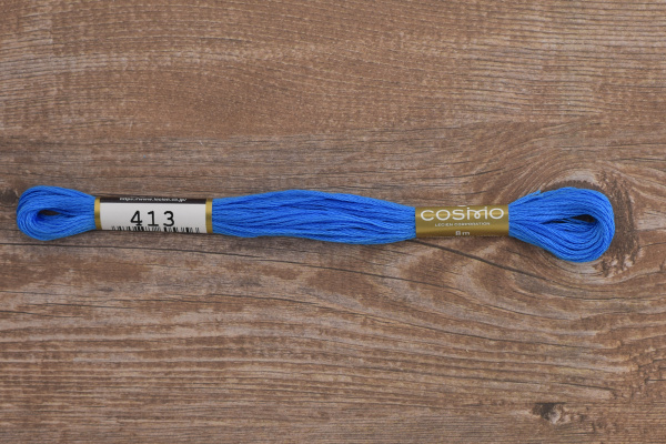 Мулине COSMO однотонный цвет  413       . Арт 25-6/413       