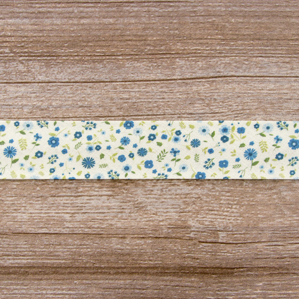 Косая бейка с рисунком SAFISA, арт.6626, 30 мм, 20 м, цвет 02. Арт 6626-30мм-02