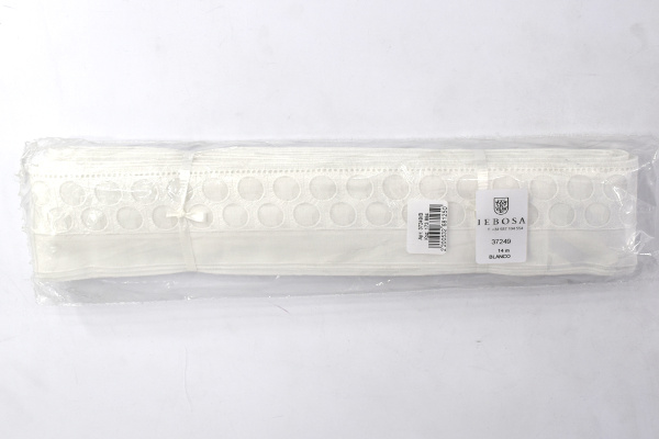 Шитье-вышивка на батисте, прошва, 55 мм, цвет белый. Арт 37249/B