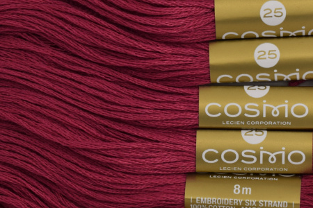 Мулине COSMO однотонный цвет  816       . Арт 25-6/816       