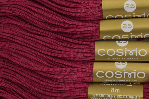 Мулине COSMO однотонный цвет  816       . Арт 25-6/816       