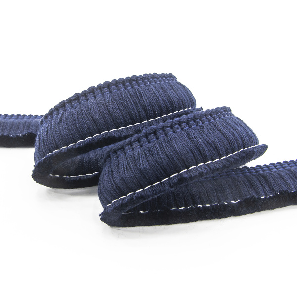 Бахрома декоративная, 30 мм, цвет темно-синий. Арт BT - 30c - col.B-6