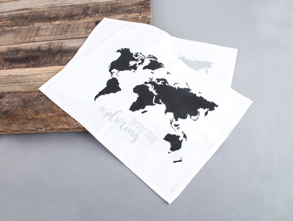 Трафарет "World Map" в наборе со шпателем-скребком. Арт 45106000