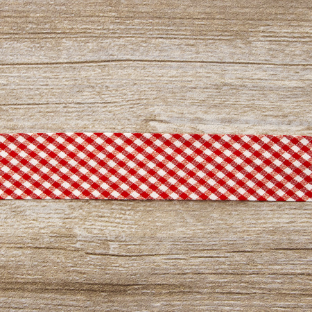 Косая бейка с рисунком SAFISA, арт.5400, 30 мм, 25 м, цвет 14. Арт 5400-30мм-14