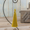 Кисть декоративная на шнуре, длина 150 мм, цвет золотой. Арт KYL - 04-col.Golden