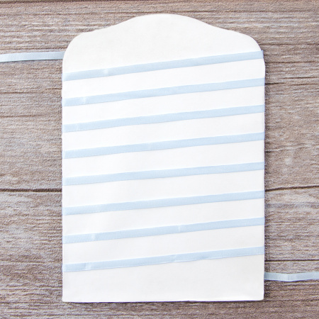 Лента для вышивания SAFISA на блистере, 4 мм, 5 м, цвет 04, светло-голубой. Арт P111-4мм-04             