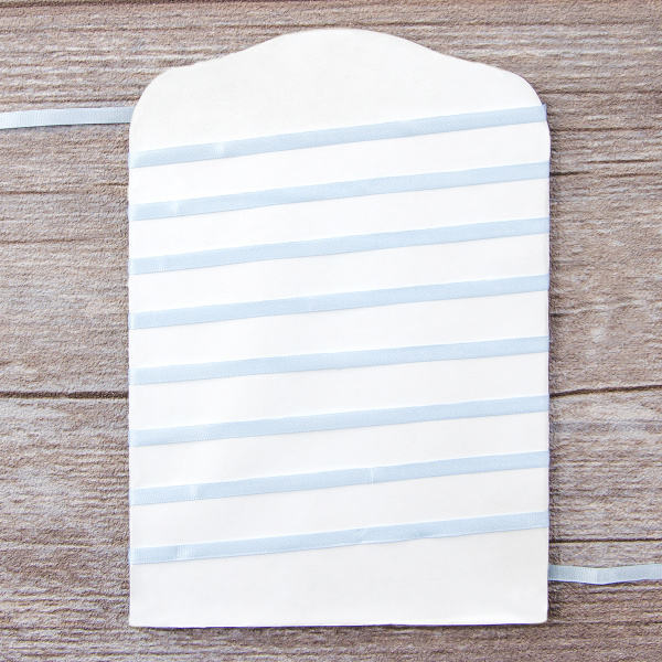 Лента для вышивания SAFISA на блистере, 4 мм, 5 м, цвет 04, светло-голубой. Арт P111-4мм-04             