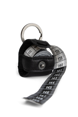 Чехол для сантиметровой ленты "Malmö" Black. Арт QB-4186/Black