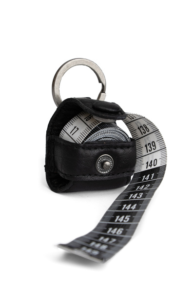 Чехол для сантиметровой ленты "Malmö" Black. Арт QB-4186/Black