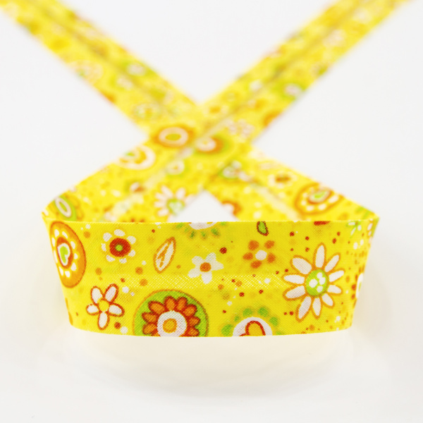 Косая бейка с рисунком SAFISA, арт.6512, 20 мм, 20 м, цвет 04. Арт 6512-20мм-04