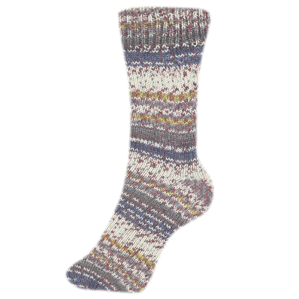 Пряжа Fortissima Socka 4-fach color, 75% шерсть, 25% полиамид, 420 м, 100 г. Арт 90028-2482
